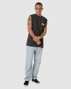 MENS NEVER STOP MERCH FIT TANK TOP