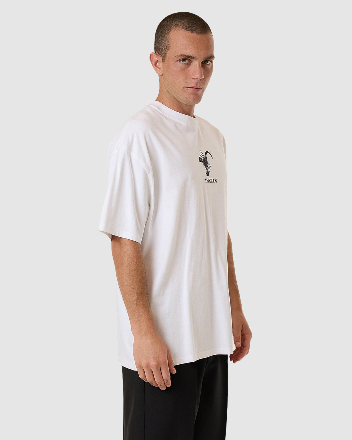 MENS THRILLS ENERGY BOX FIT OVERSIZE T-SHIRT