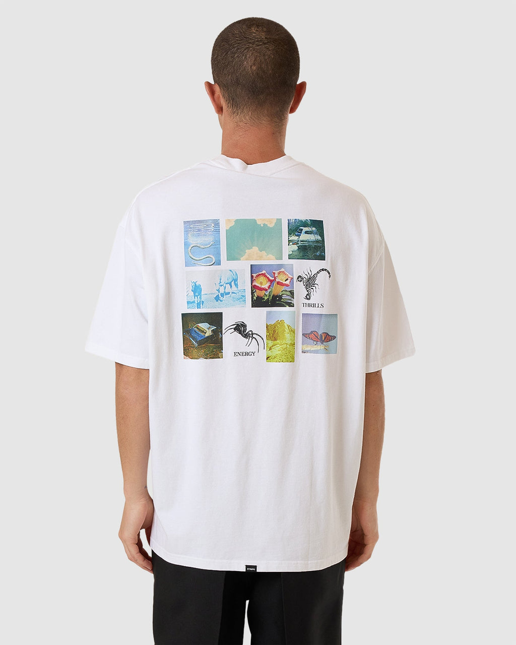 MENS THRILLS ENERGY BOX FIT OVERSIZE T-SHIRT