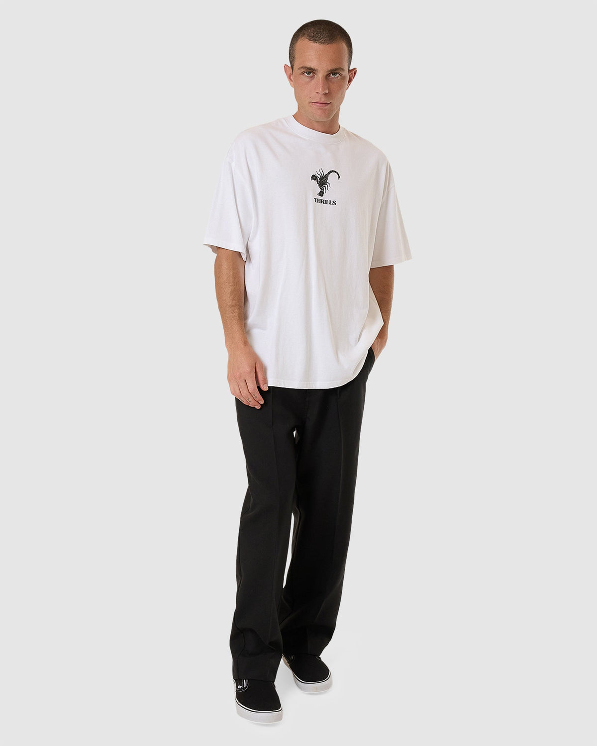 MENS THRILLS ENERGY BOX FIT OVERSIZE T-SHIRT