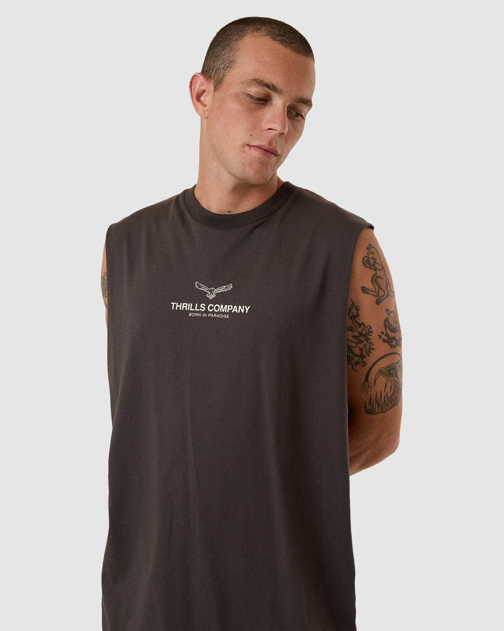 MENS EMBLEM MERCH FIT TANK TOP