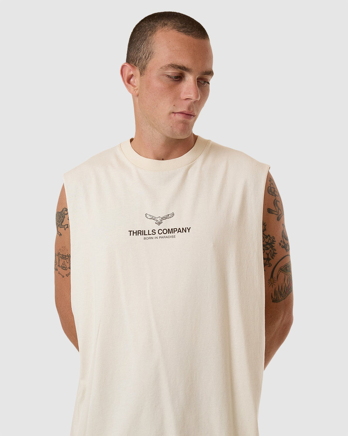 MENS EMBLEM MERCH FIT TANK TOP