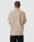 Mens Minimal Thrills Stripe Bowling Short Sleeve Shirt