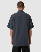 MENS MINIMAL THRILLS STRIPE BOWLING SHIRT