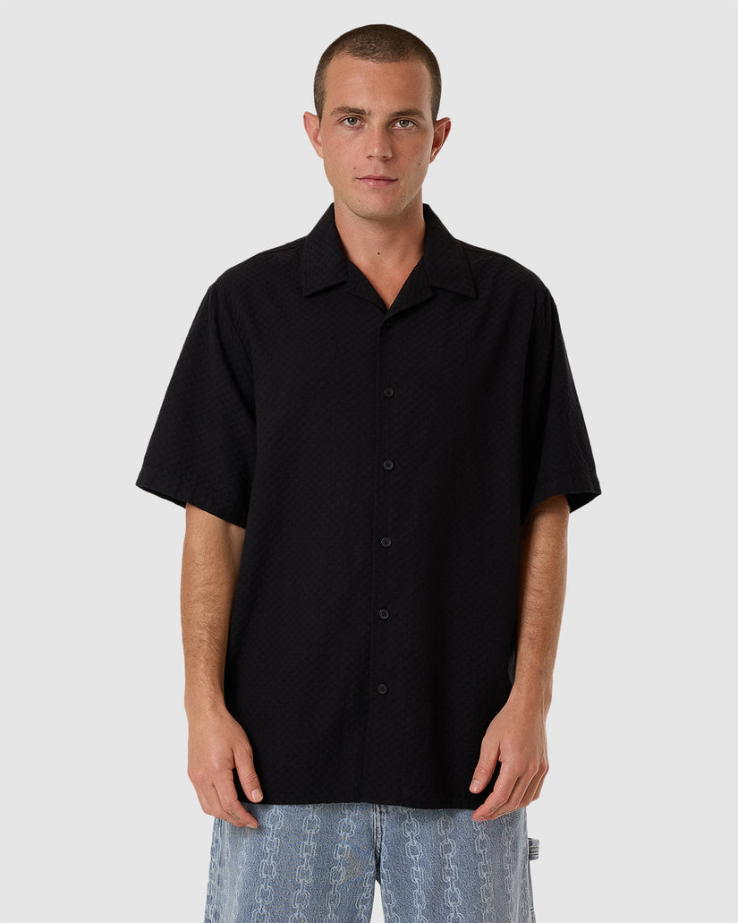 MENS DISTORTION BOWLING SHIRT