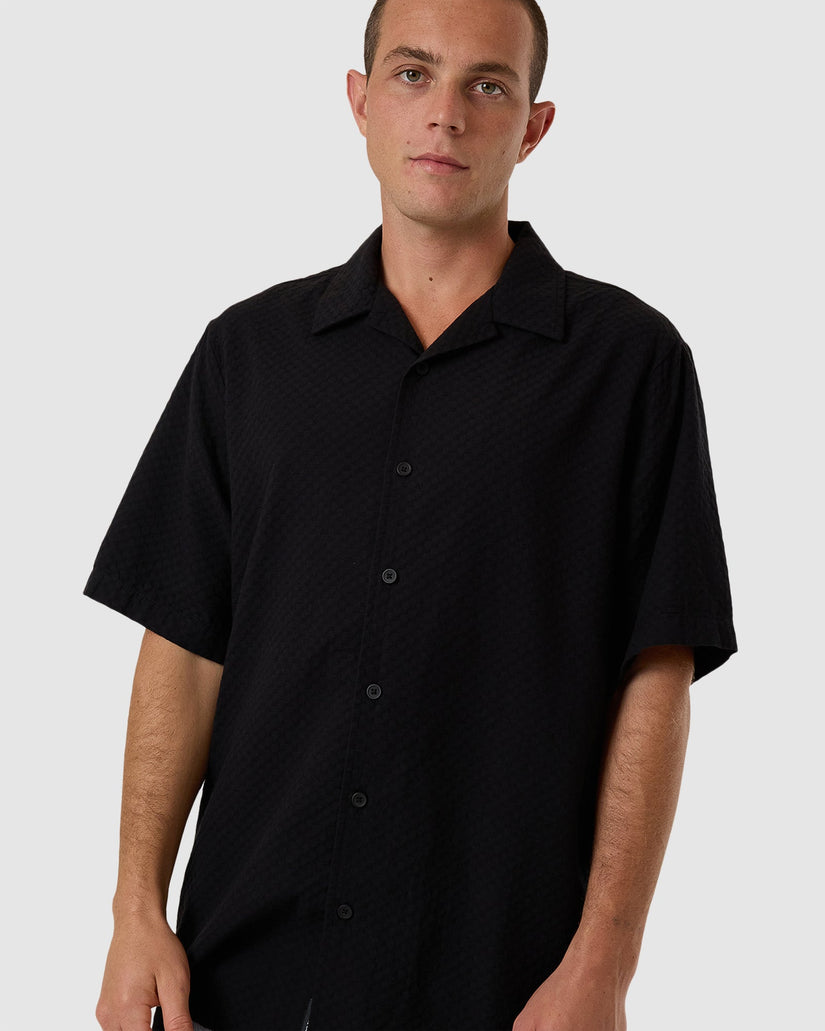 MENS DISTORTION BOWLING SHIRT