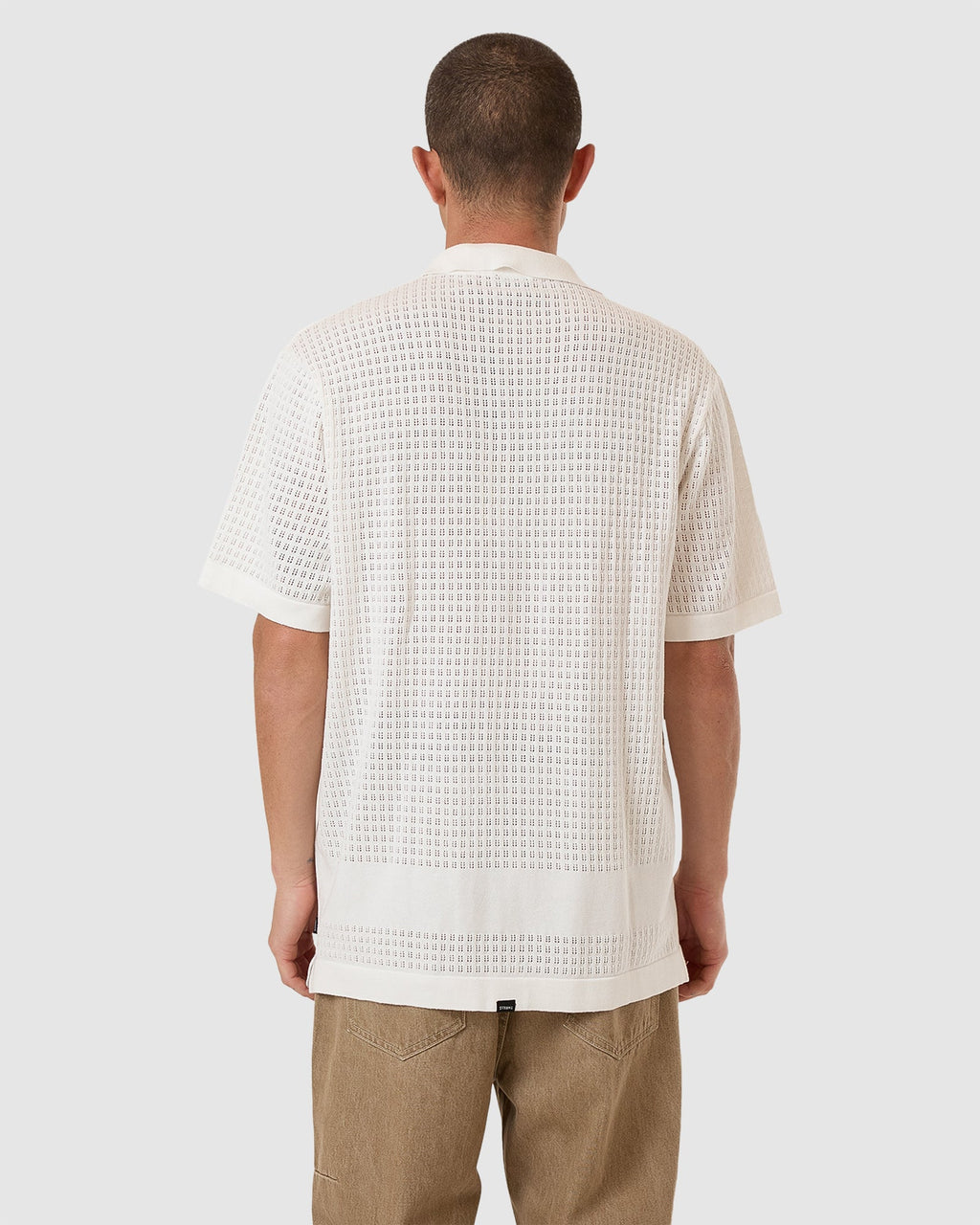 Mens Lost In Paradise Knit Bowling Short Sleeve Shirt