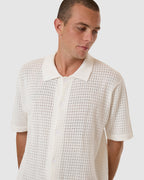 Mens Lost In Paradise Knit Bowling Short Sleeve Shirt