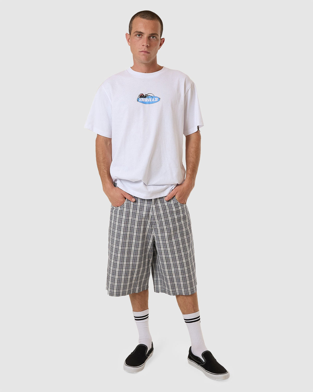 MENS TRUST IN US BIG SLACKER SHORT