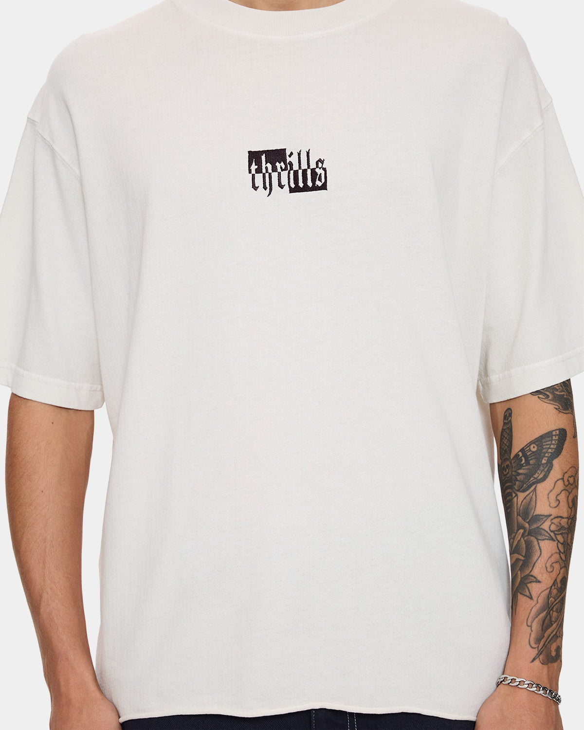 Mens Excitement Excitement Embroidery T-Shirt