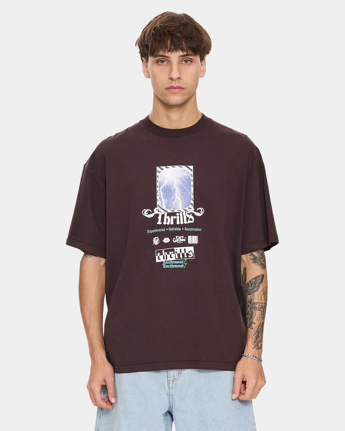 Mens Excitement Excitement Oversized T-Shirt