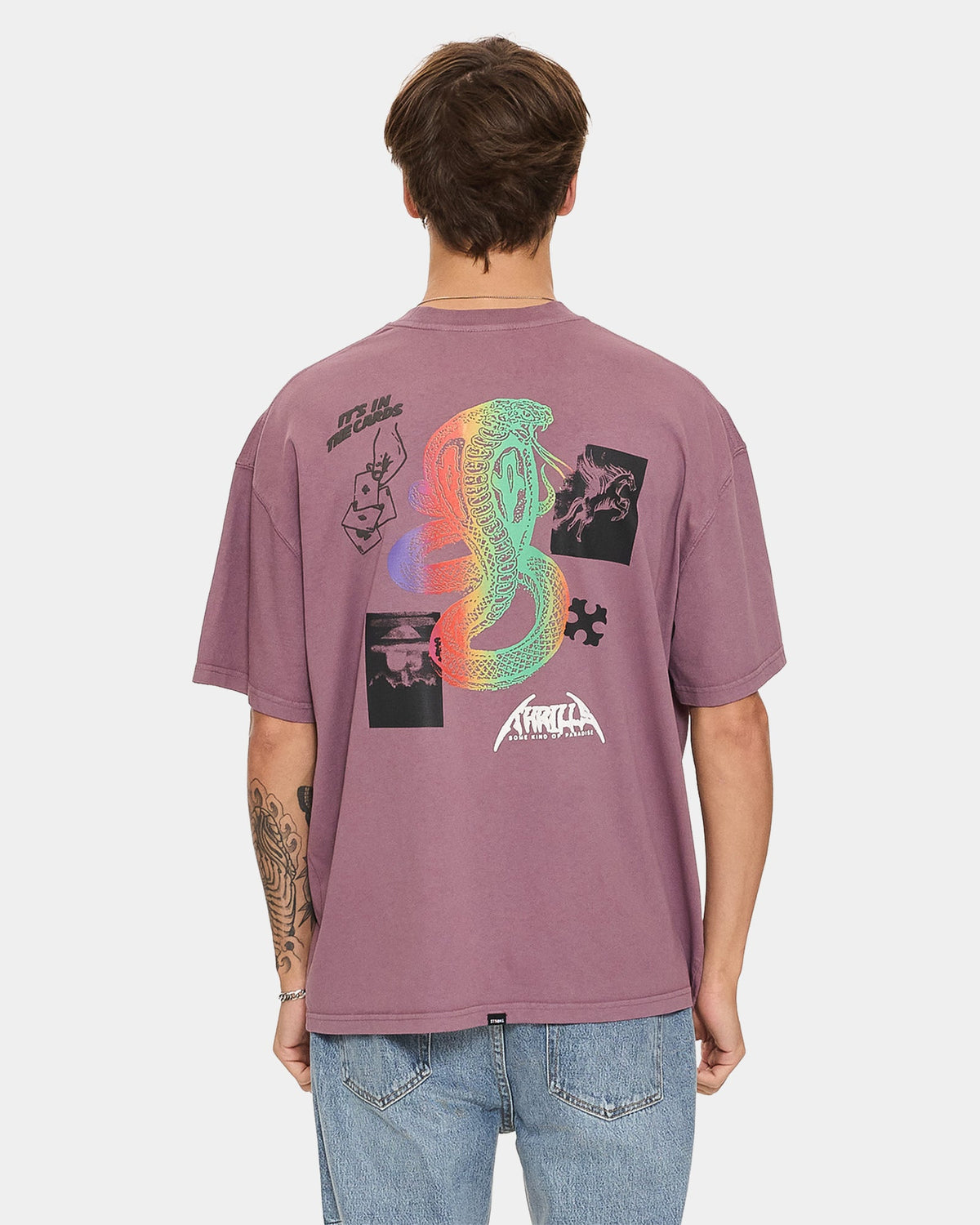 Mens It's In The Card Oversized T-Shirt