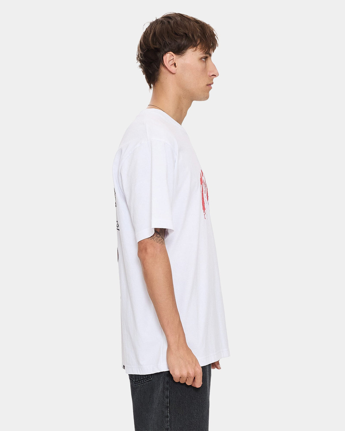 Mens Once Bitten Twice Shy Oversized T-Shirt