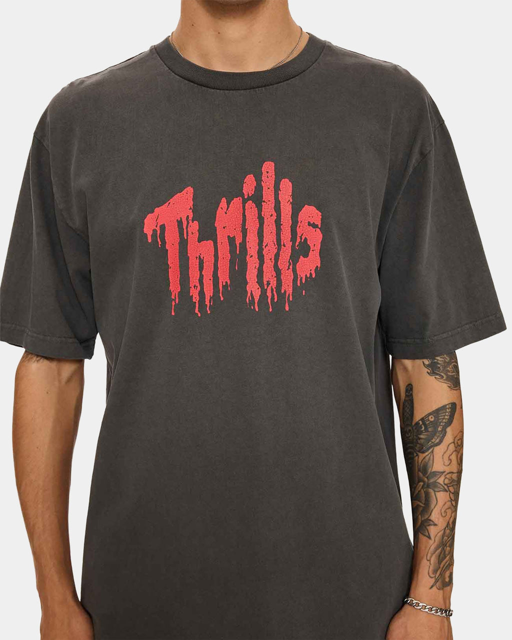 Mens Once Bitten Twice Shy Oversized T-Shirt