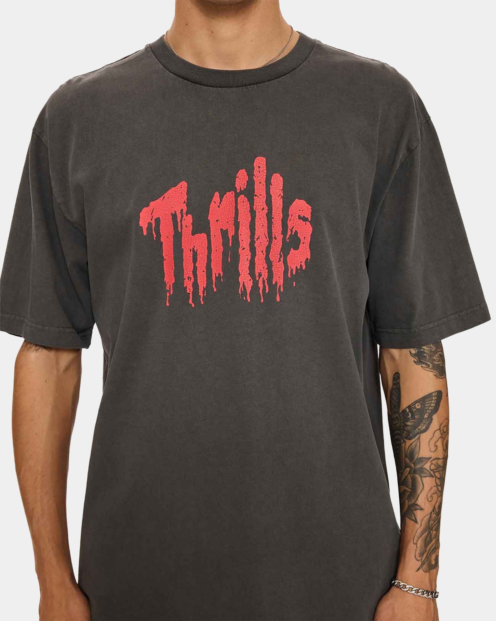 Mens Once Bitten Twice Shy Oversized T-Shirt