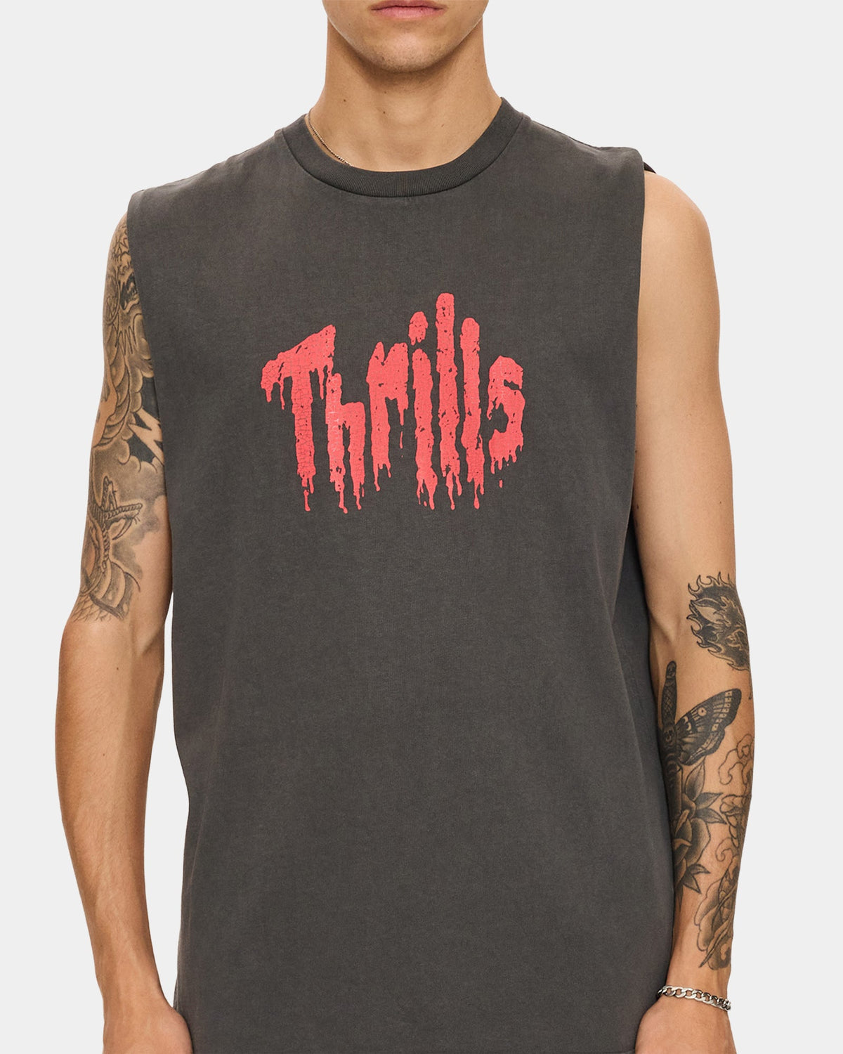 Mens One Bitten Twice Shy Muscle