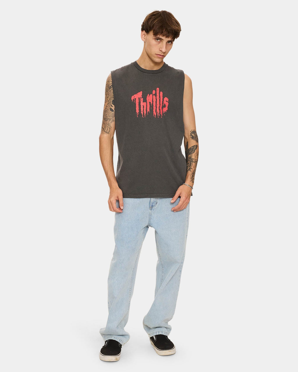 Mens One Bitten Twice Shy Muscle