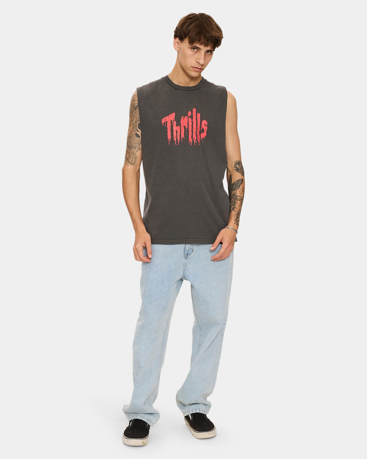 Mens One Bitten Twice Shy Muscle