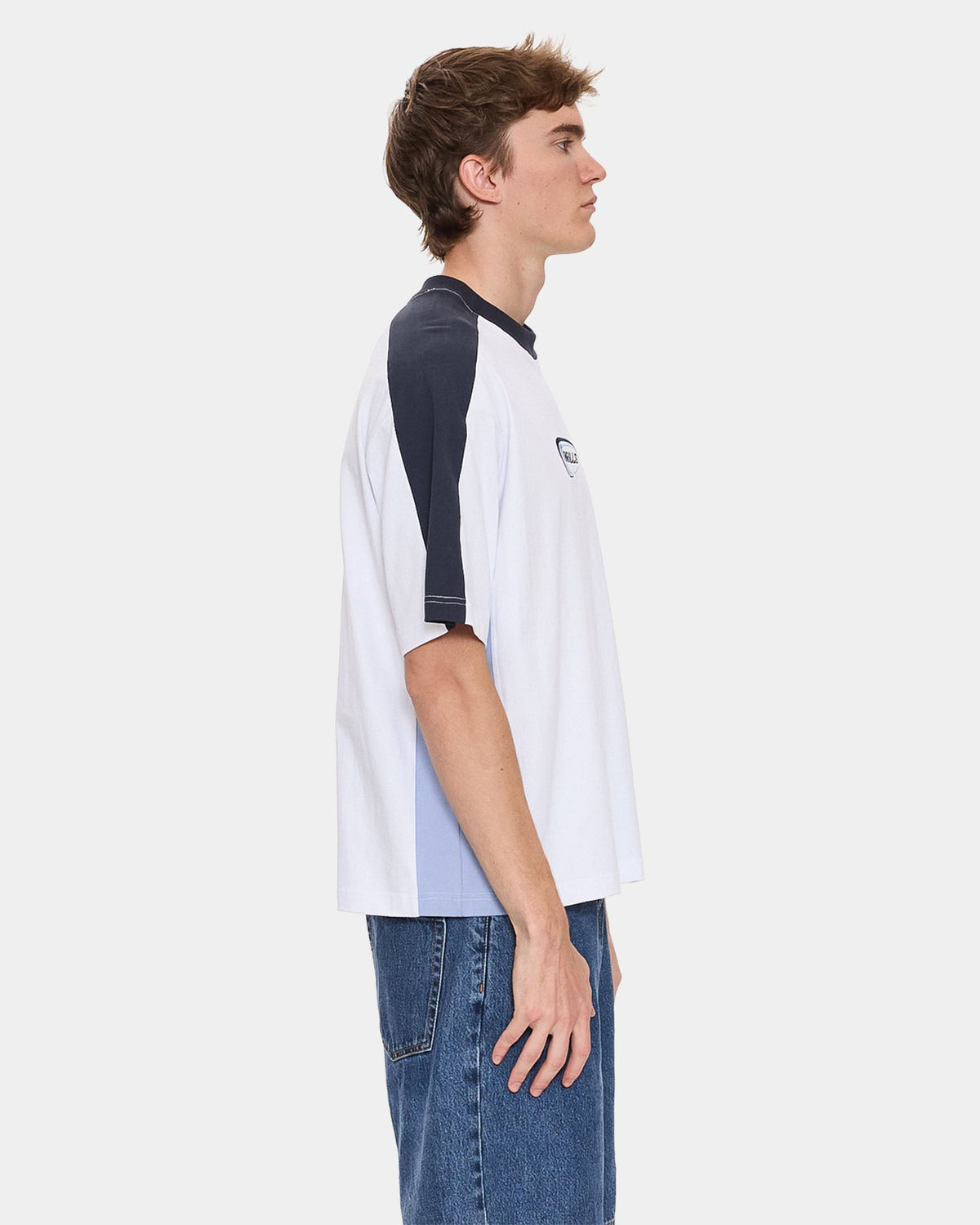 Mens Fusion Panel Oversized T-Shirt