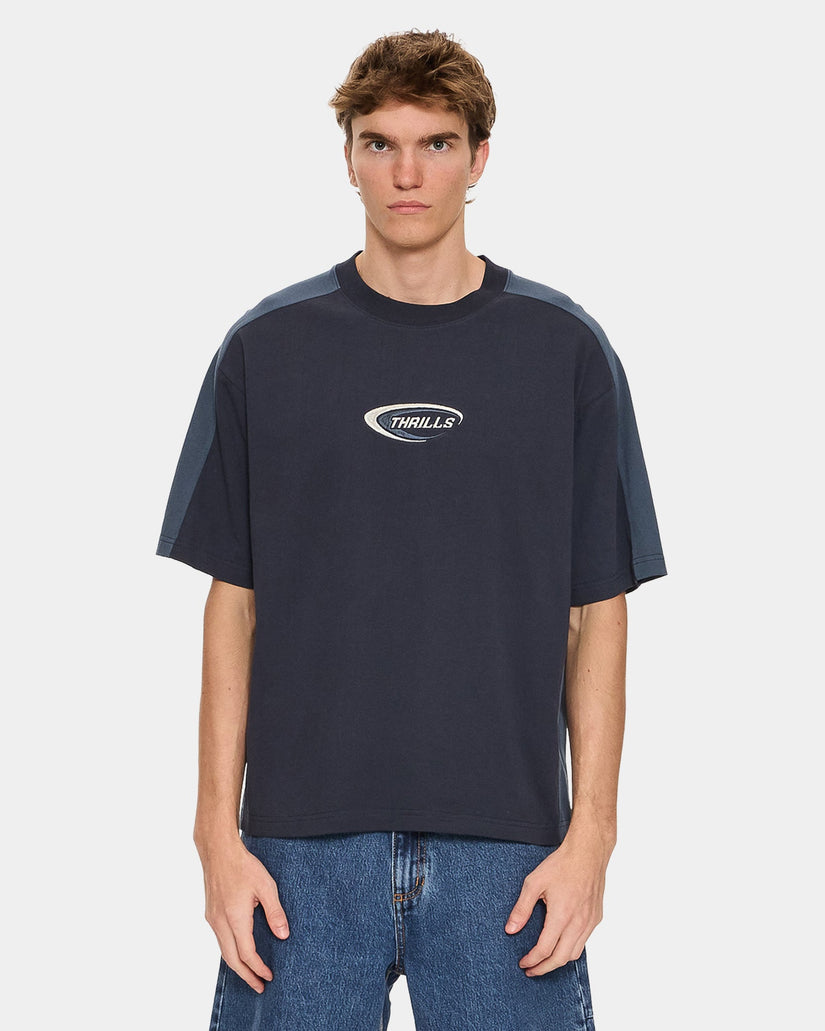 Mens Fusion Panel Oversized T-Shirt