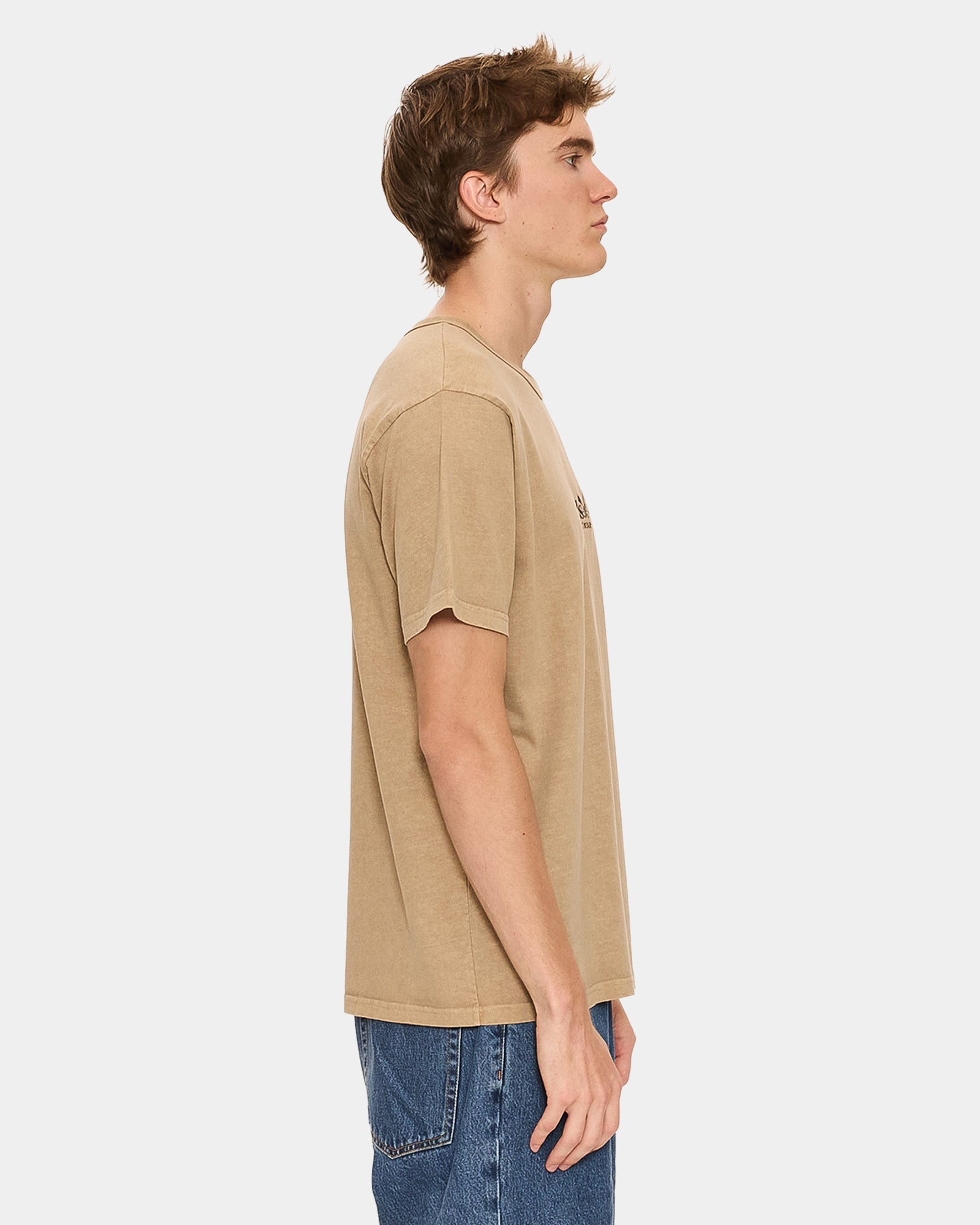Mens Thrills Workwear Embrodery T-Shirt