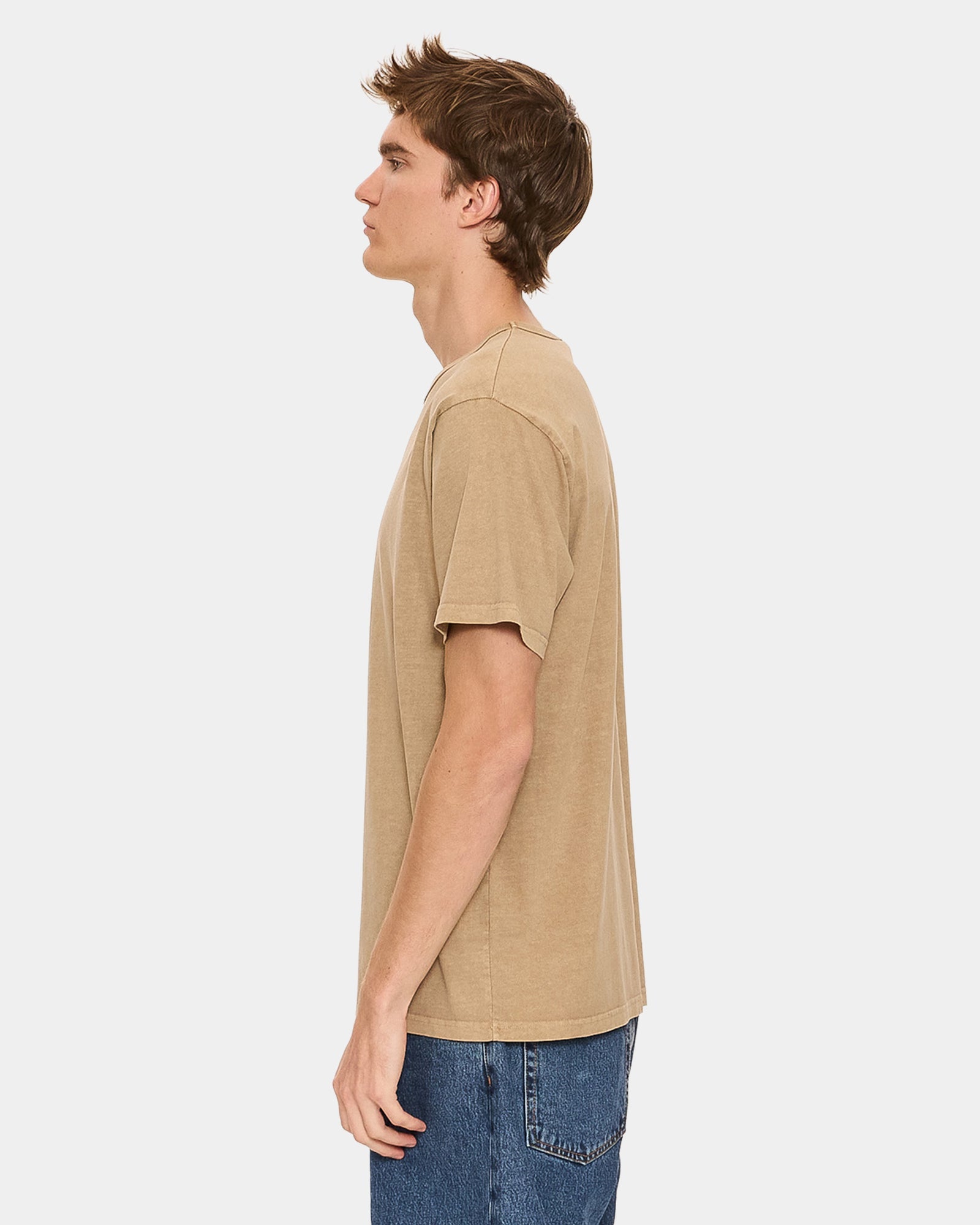 Mens Thrills Workwear Embrodery T-Shirt