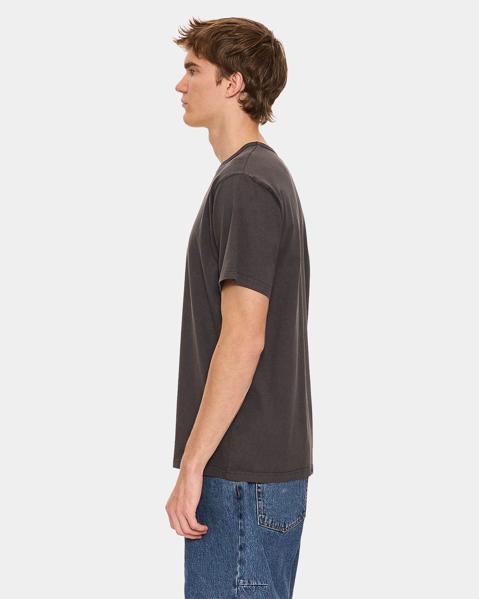 Mens Thrills Workwear Embrodery T-Shirt
