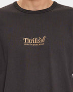 Mens Thrills Workwear Embrodery T-Shirt