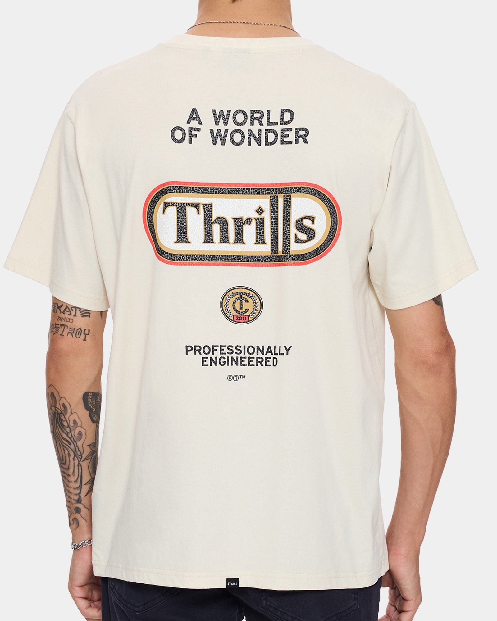 Mens Thrills Wonder World T-Shirt