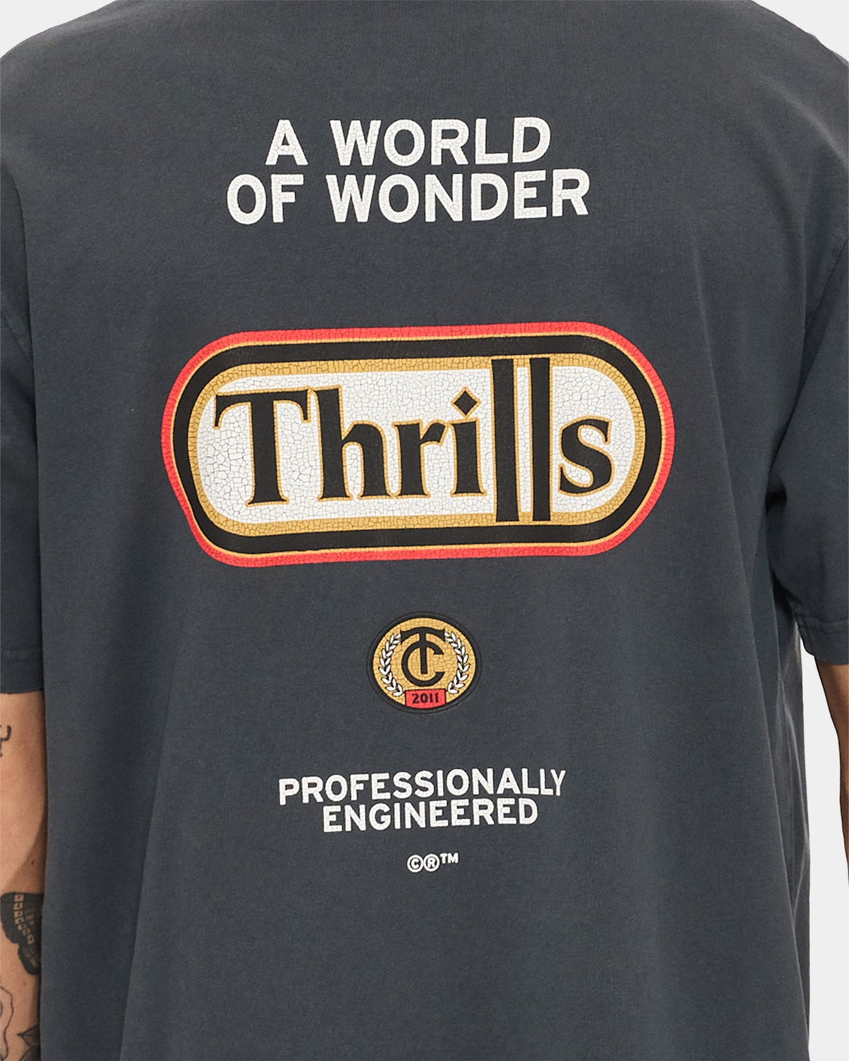 Mens Thrills Wonder World T-Shirt