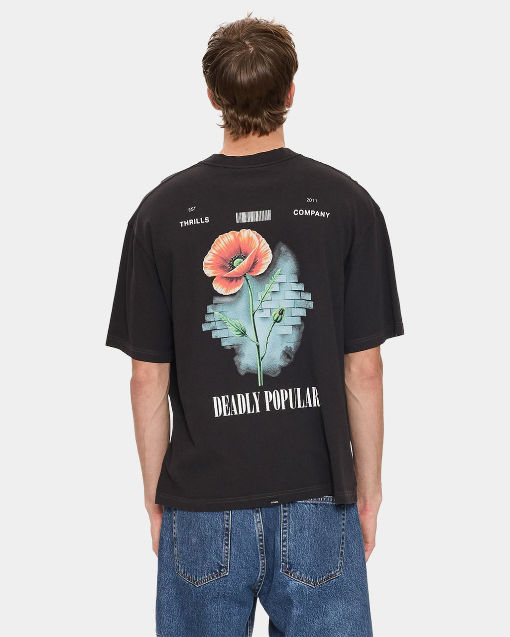 Mens Deadly Popular Oversized T-Shirt