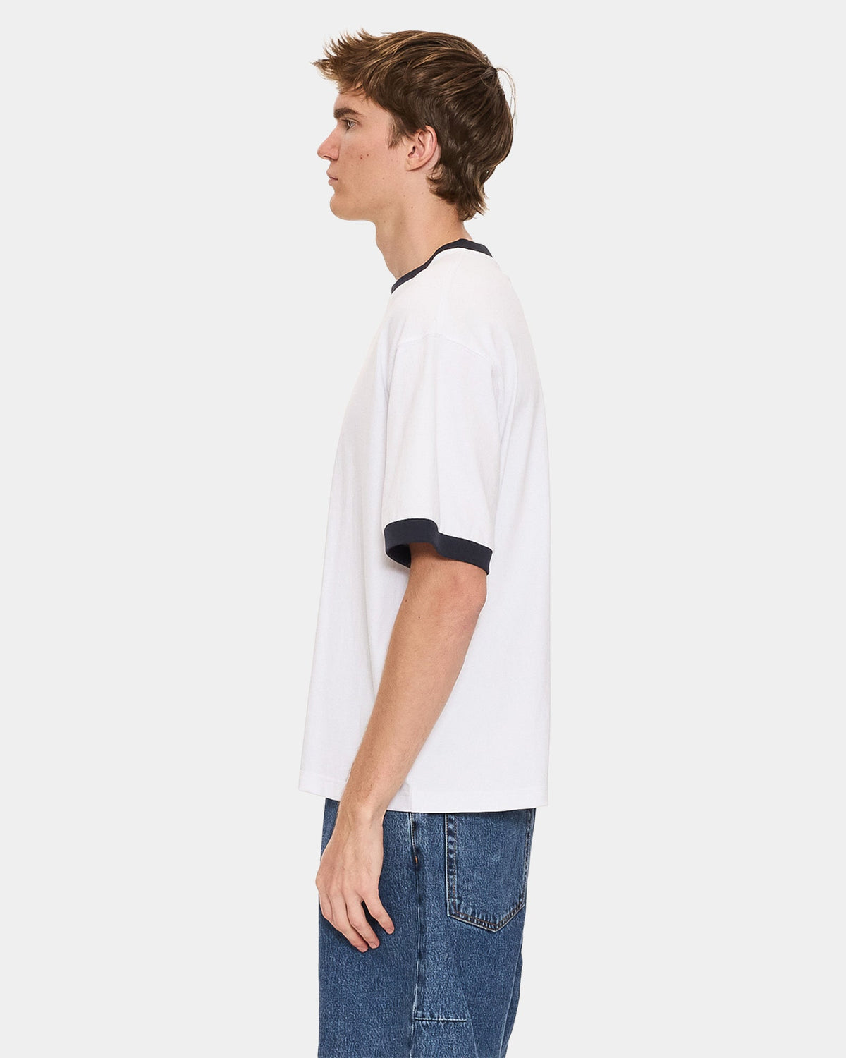 Mens Fusion Ringer Oversized T-Shirt