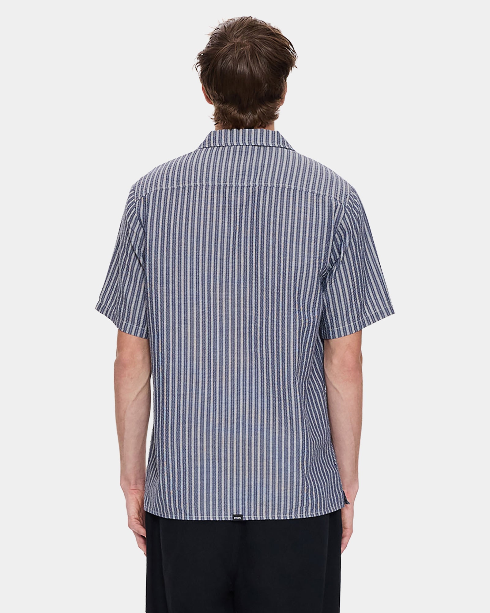 Mens Thrills Gardens Stripe Short Sleeve Shirt