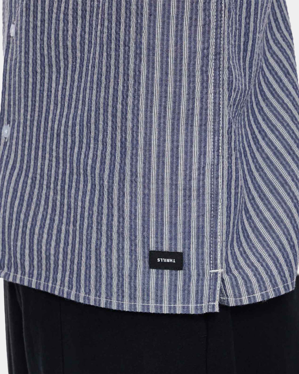 Mens Thrills Gardens Stripe Short Sleeve Shirt