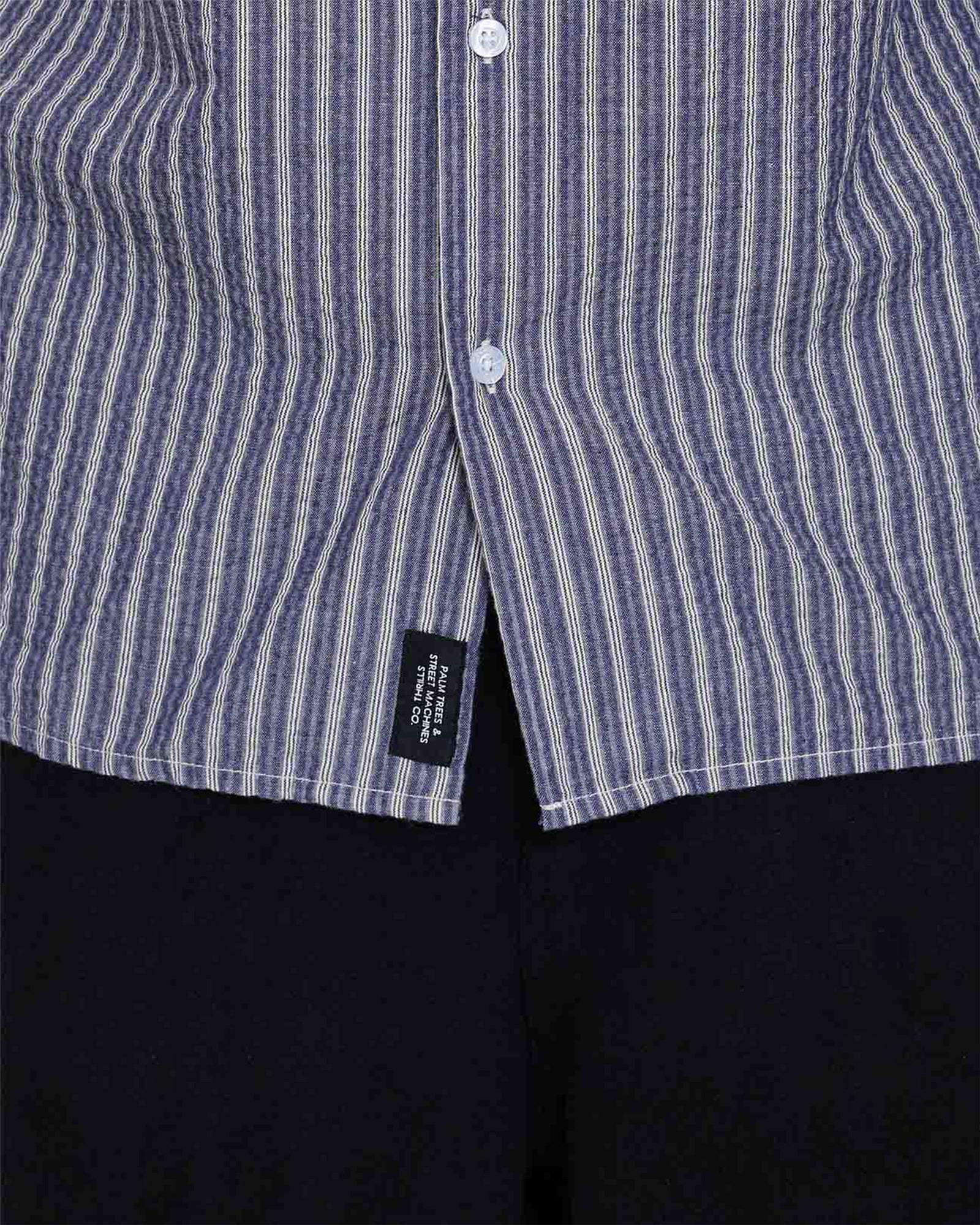 Mens Thrills Gardens Stripe Short Sleeve Shirt
