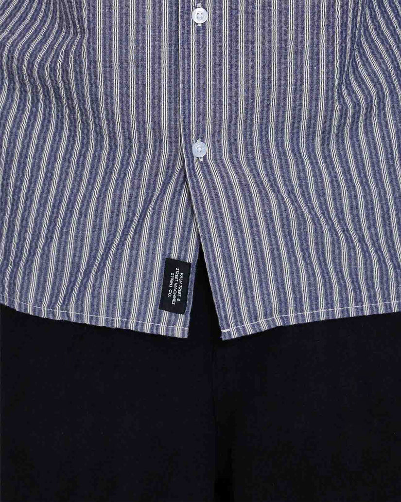 Mens Thrills Gardens Stripe Short Sleeve Shirt