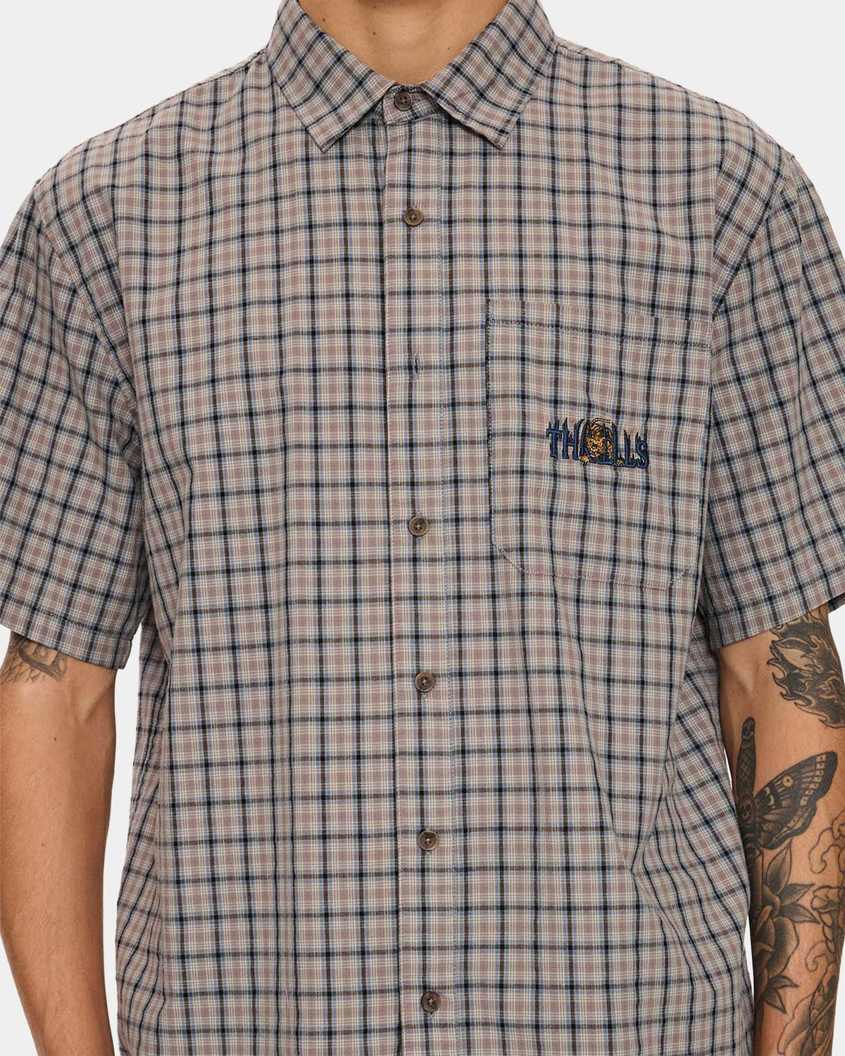 Mens Eyes In The Grass Short Sleeve Shirt