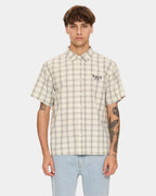 Mens Touch The Sky Check Short Sleeve Shirt