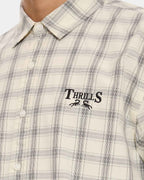 Mens Touch The Sky Check Short Sleeve Shirt