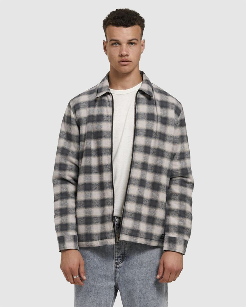 MENS BARRIO QUILT FLANNEL JACKET