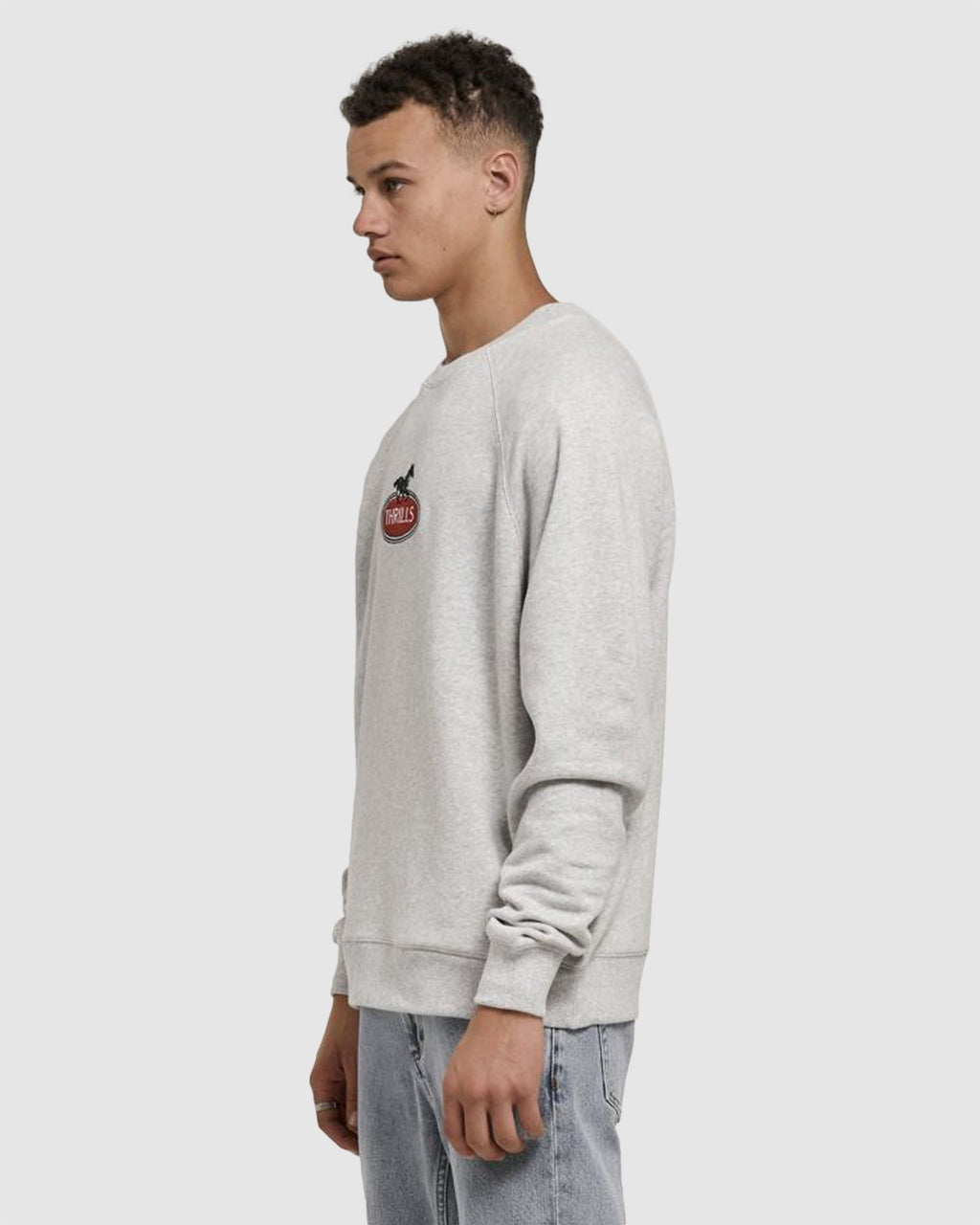 MENS CHARIOT OVAL OVERSIZED RAGLAN CREW