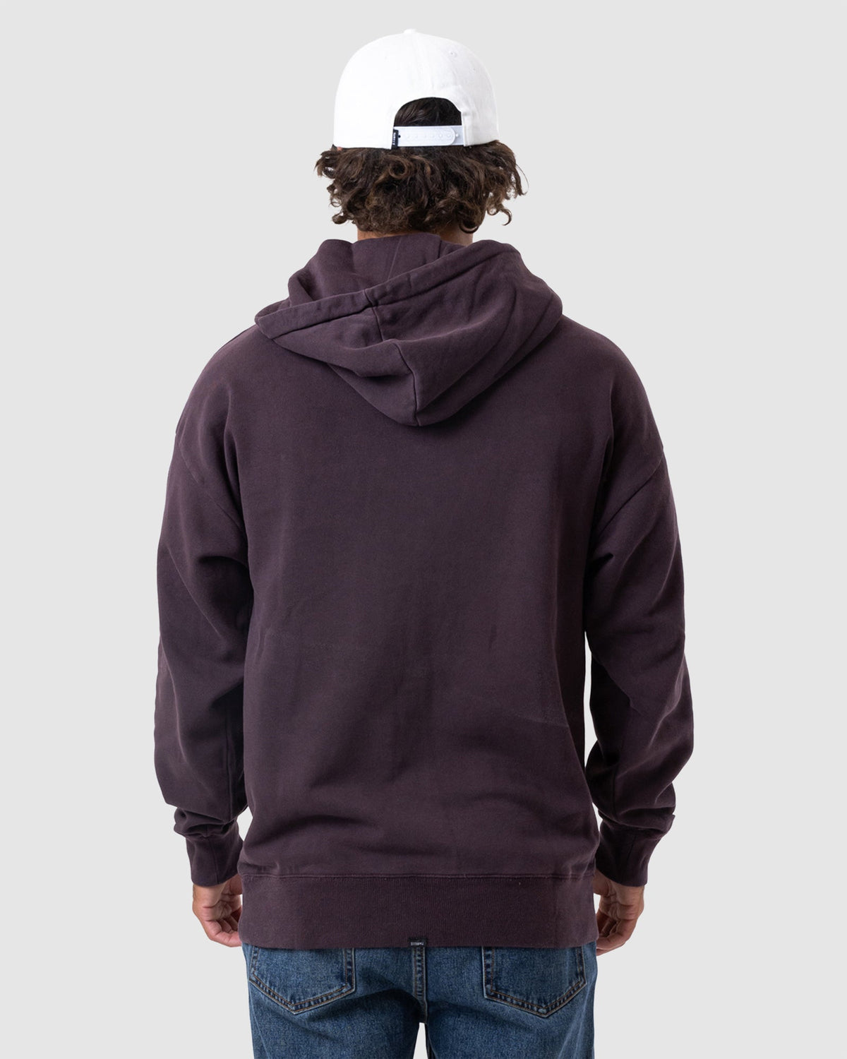 MENS MINIMAL THRILLS SLOUCH PULL ON HOODIE
