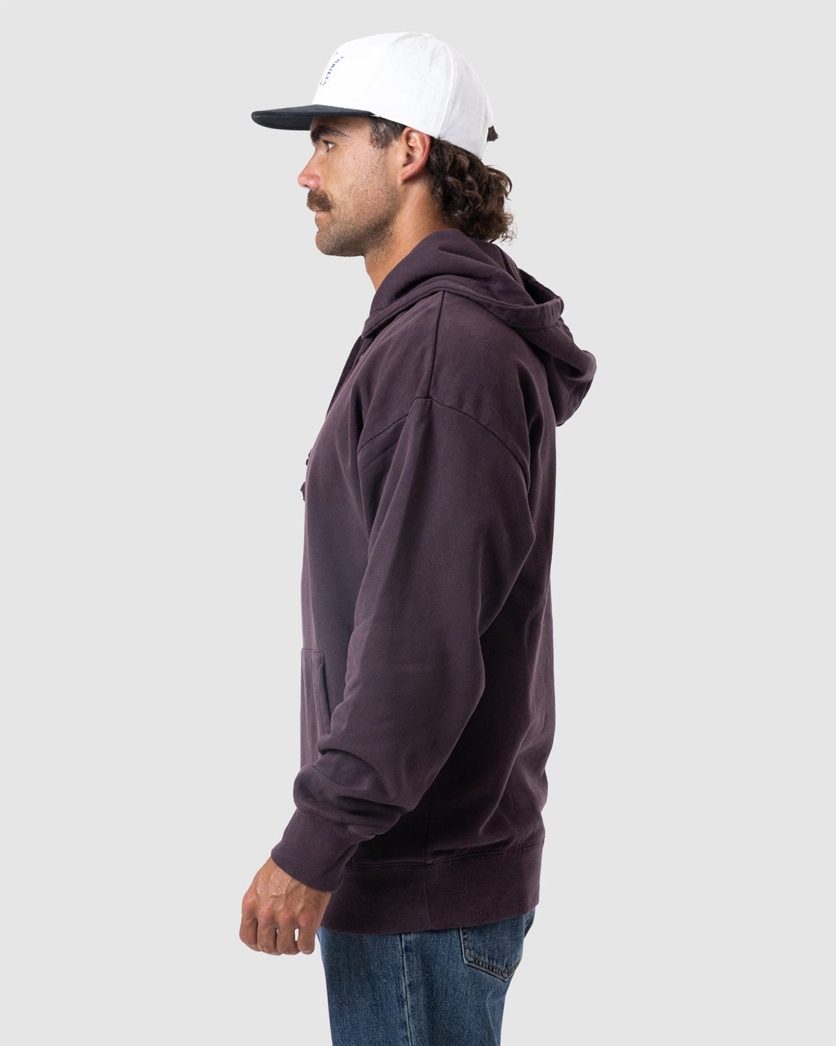 MENS MINIMAL THRILLS SLOUCH PULL ON HOODIE