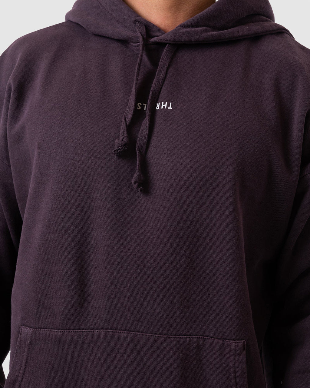 MENS MINIMAL THRILLS SLOUCH PULL ON HOODIE