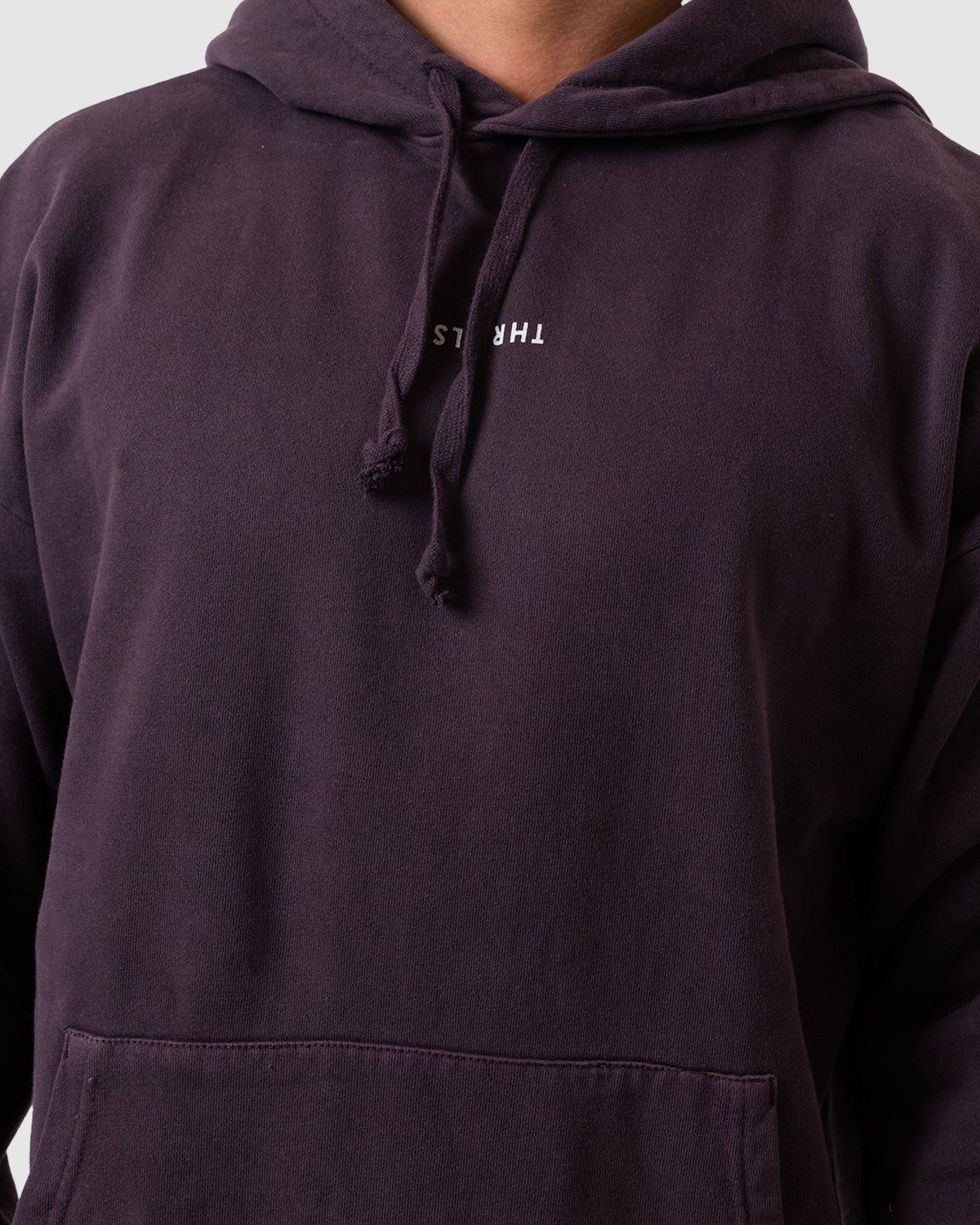 MENS MINIMAL THRILLS SLOUCH PULL ON HOODIE