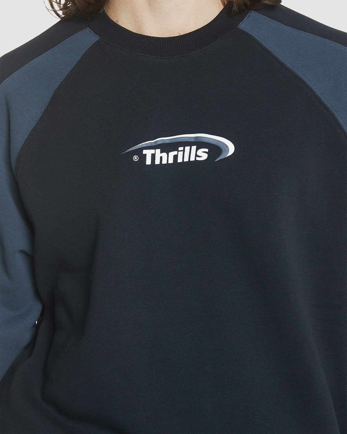 MENS SPHERE OVERSIZE RAGLAN CREW