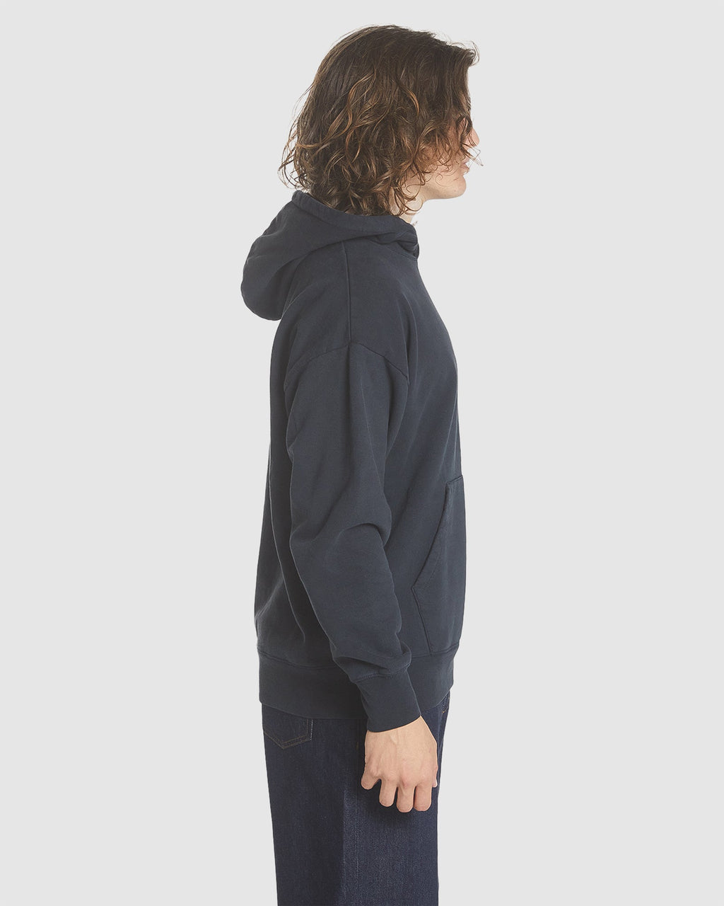 MENS THROTTLE SLOUCH PULLOVER HOODIE