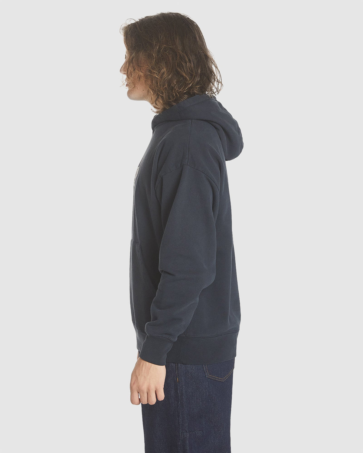 MENS THROTTLE SLOUCH PULLOVER HOODIE