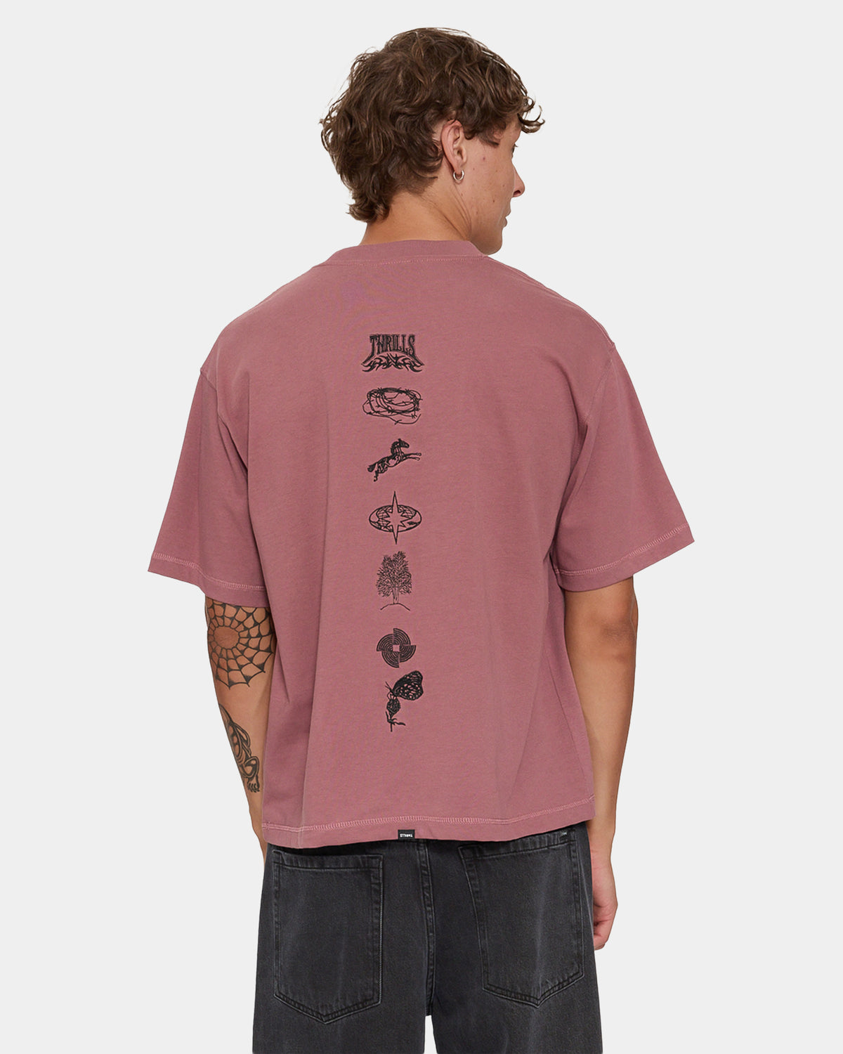 Mens What We Believe Embro Oversized Boxy T-Shirt