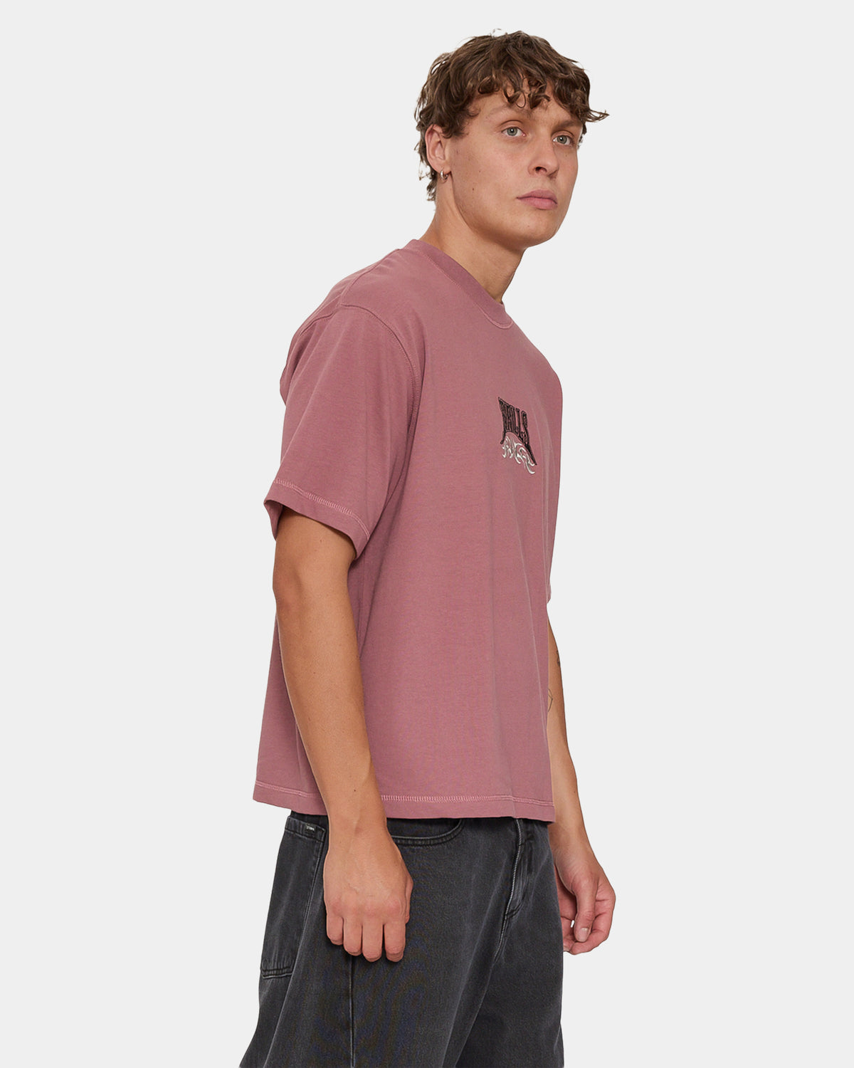 Mens What We Believe Embro Oversized Boxy T-Shirt